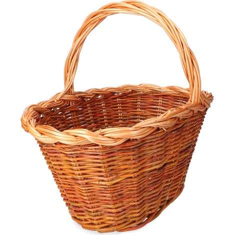 Panier Osier Rectangulaire Rangement Naturel Et Décoratif - Basics