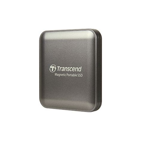Transcend TS1TESD420C ESD420C 1TB SSD Portátil USB 20Gbps Tipo-C MagSafe Hierro Magnético Gris 2000MB/s R/W (1/2)