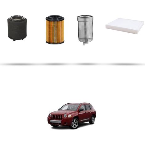 Kit tagliando 4 filtri compatibile con Jeep Compass 2.2 CDR 120kw dal 2011 (1/5)