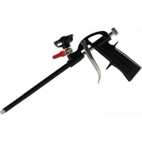 Professional Adjustable Polyurethane Foam Gun Metal PU Expanding Foam Gun Caulking Gun with Switch No Cleaning for Filling Sealing (1/5)