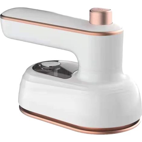 Fer à Repasser à Vapeur Mini - Plaque en Titane - 302 °F - Réservoir Transparent de 50 ml - Pour Vêtements en Coton Lin Soie - 1 Pièce (1/5)