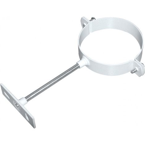 Collar para caldera de tiro balanceado blanco D100 Ubbink