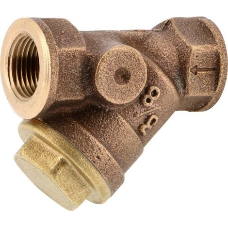 Filtre à tamis 3/8" femelle-femelle certifié ACS corps bronze cartouche inox - THERMADOR F20212