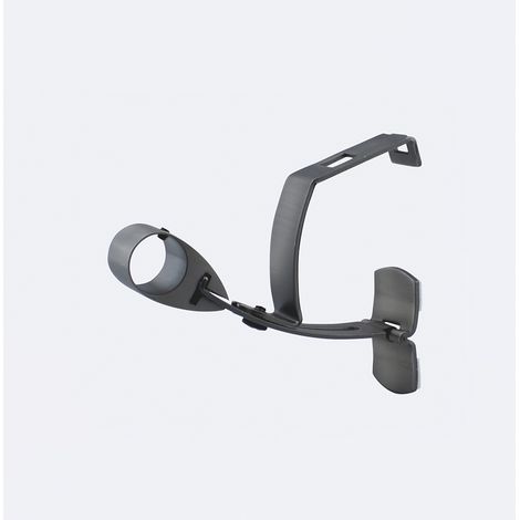 Support sans perçage pour barre à rideaux Ø20mm sur coffre volet roulant en Carbone - Boulet