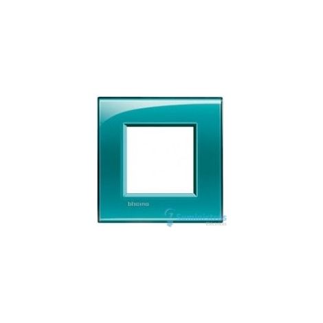 Placa cuadrada de 2 módulos Livinglight BTILNA4802VD