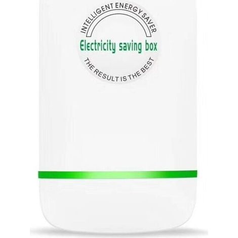 Bardusch-Économiseur d'énergie, 28 000 W Charge Réelle Blanc Tension Stable Boîte d'économie d'énergie Ignifuge Durable Intérieur ABS (Prise EU 90 à 250V) (1/5)