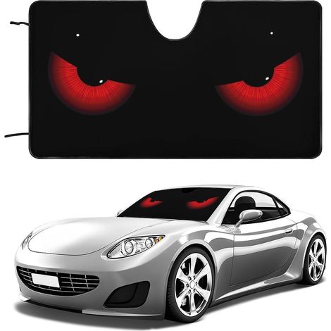 Couverture Pare-Brise Avant Voiture Motif De Peau Dragon Feu