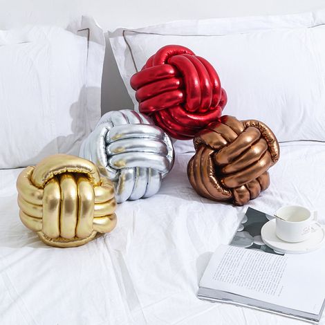 Coussin Dossier Ronde - En Spandex Élastique - Pour Canapé Chambre Salon Hôtel - Diamètre 20 cm ou 27 cm - 1 Pièce (1/5)
