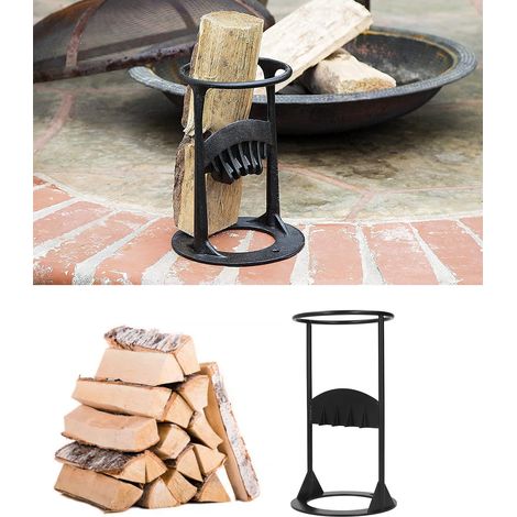 Fendeuse de bois manuelle mini rapide, fendeuse de bois manuelle, fendeuse de bois de sécurité, coin en acier pour fendre le bois de chauffage (1/5)