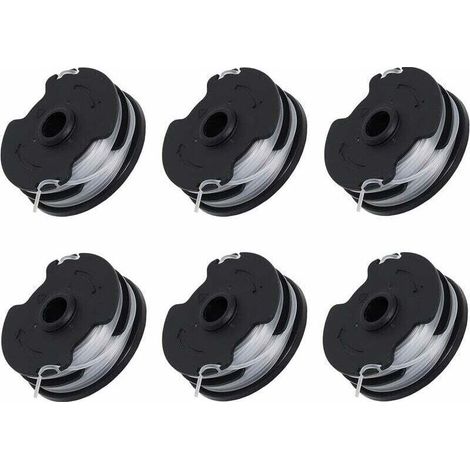 Lot de 6 Bobines de Rechange pour Débroussailleuse Sans Fil Parkside PRTA 20-Li C3 IAN351753. (1/4)