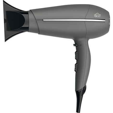 Asciugacapelli Professionale 2 200 W Colore Grigio 2 Velocità 3 Temperature