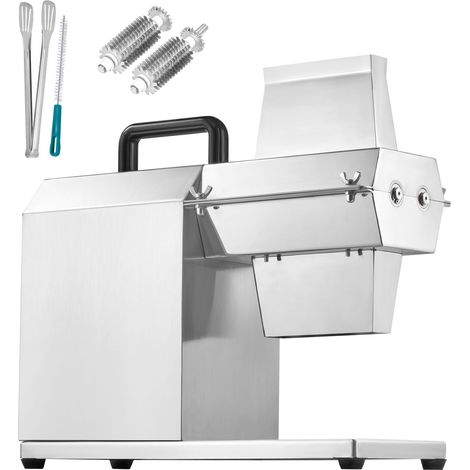 Elektrischer Fleischzartmacher (450 W), Edelstahl, mit Griff, Zange und Reinigungsbürste. Ideal für Rind, Pute, Huhn, Schwein und Fisch. (1/5)