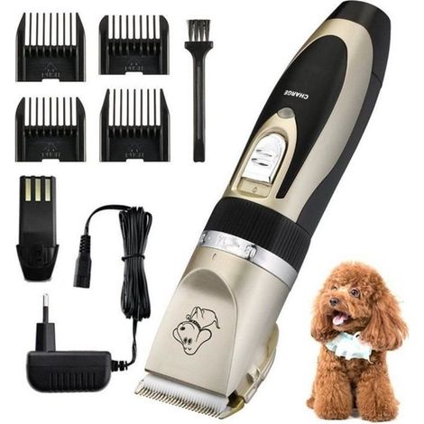 Tondeuse Chien Chat Tondeuse Animaux a Poils sans Fil Rechargeable Toilettage (1/4)