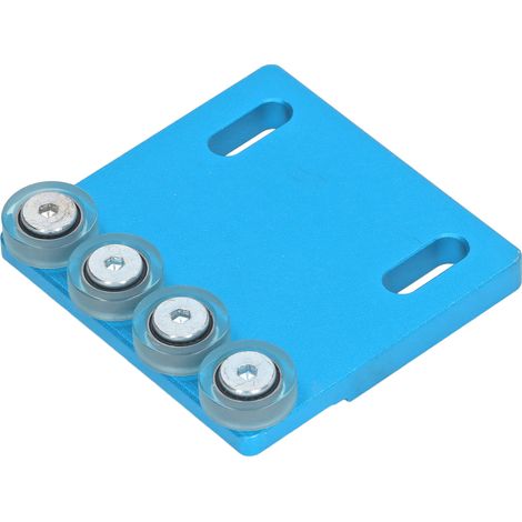 Roue auxiliaire pour plaqueuse de chants, roue de guidage d'alimentation à plaque étroite, accessoires pour plaqueuse de chants, 4 rouleaux de 8,8 cm (1/5)