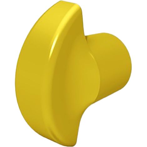 POMOLO MEZZALUNA PER CILINDRO ottone lucido  - SECUREMME