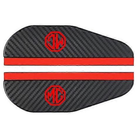 2 housses de protection pluie en fibre de carbone pour rétroviseurs de voiture (compatibles MG ZS Express, MG 3, 6, 7, GS, TF, ZR, ZT) - Accessoires auto X-Power