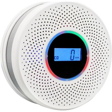 Détecteur de Fumée et de Monoxyde de Carbone 2 en 1 - Protection Incendie et Sécurité contre le CO-INHHUB (1/5)