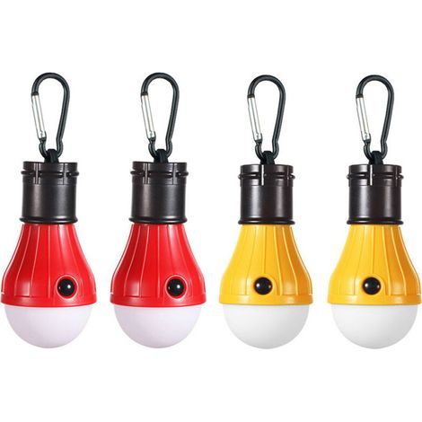 Dirigéampoule de campingampoule pour tente de campingMatériel de camping2Un mousqueton rouge,2Un mousqueton jaune (1/5)