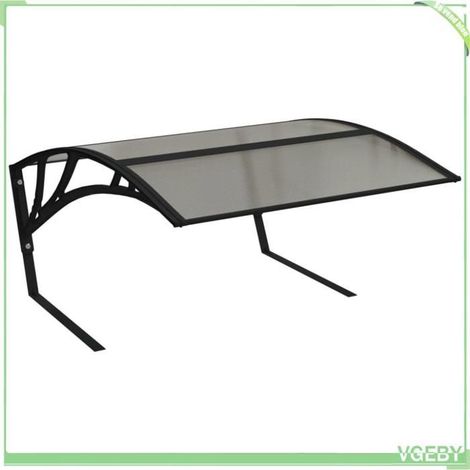 Garage pour robot tondeuse - FAFEICY - 4008205 - 80x101x46 cm - Noir - Toit polycarbonate anti-UV (1/5)