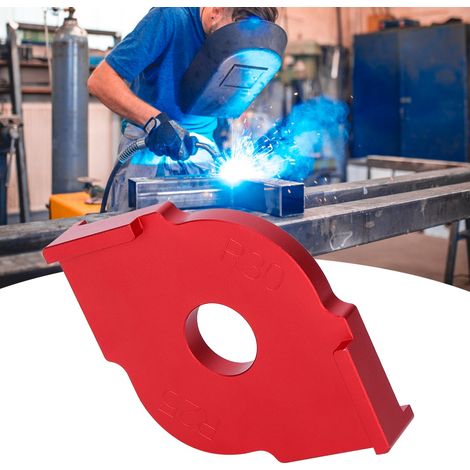 Gabarit de pièces de fixation pour pince à rayon pour machine à découper/graver les bords manuelle (1/5)