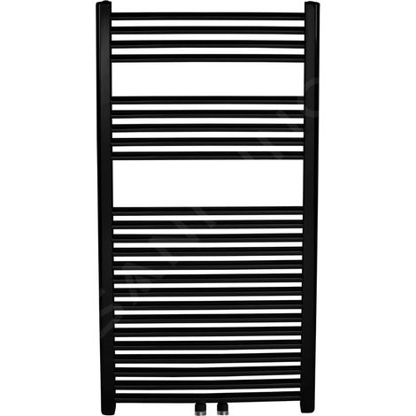 Novaservis - Elément chauffant droit 120 cm, noir mat 600/1200/RS,5 (1/2)