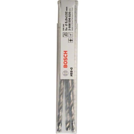 Bosch  PRO  Metal  HSS-G  Broca  espiral  5  x  87  x  132  mm  2608596820 (1/4)