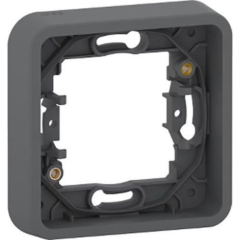 Cornice MUREVA grigia IP55, 1 elemento, resistente agli agenti chimici e 84x28 mm.