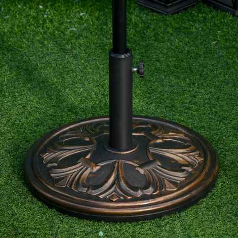 meuble rangement stable pied parasol ciment bronze OKMYHOME (1/4)