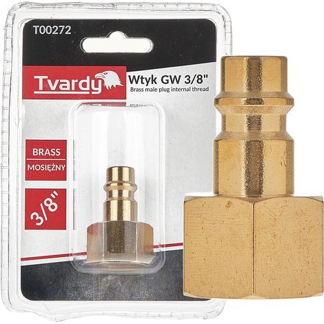 Bouchon en laiton GW 3/8" mâle (1/10/100) (1/3)