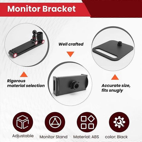 Support portable pour écran, fixation pivotante à 360° réglable, support pour tablette, compatible avec les tablettes et les ordinateurs de bureau - JBMEDIA (1/4)