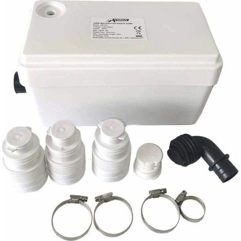 Pompe de relevage eaux usées 250W MP250 – Hauteur de relevage 5m – Débit 100 L/min – Pour douche, évier, baignoire, machine à laver