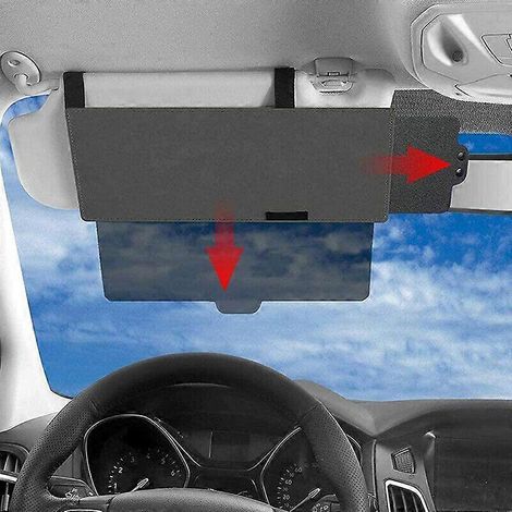 Extension de pare-soleil de voiture, protection anti-éblouissement, plaque de lentille (1/5)