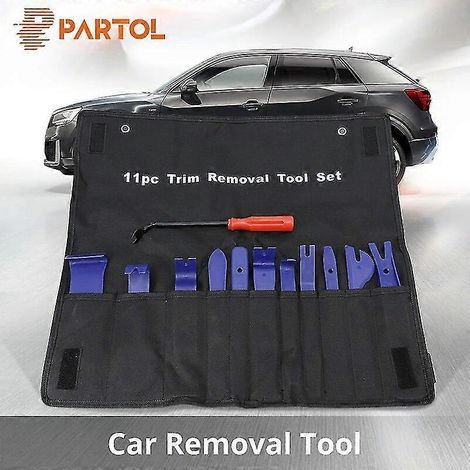 12-teiliges Auto-Demontage-Werkzeugset, DVD-Radio-Einbausatz, Innentürverkleidungsclips, Armaturenbrett-Einbau- und Ausbauwerkzeug