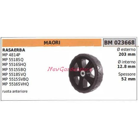 Ruota anteriore MAORI rasaerba tosaerba tagliaerba MP 4814P 5518SQ 023668