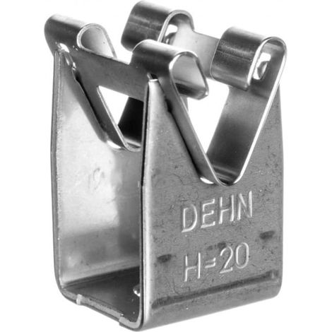 Soporte DEHNgrip, orificio de 7,8 mm, acero inoxidable, niro 207009