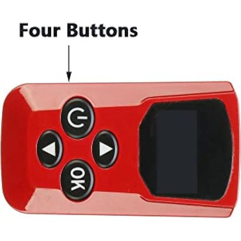 Télécommande à 4 boutons pour chauffage de stationnement (rouge) (1/3)