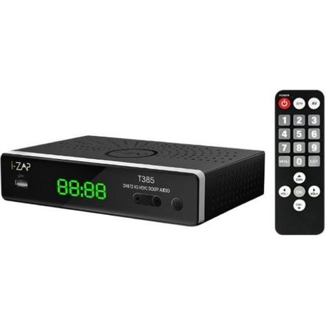 i-ZAP T385 Terrestre HD Negro