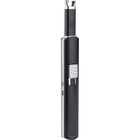 TFA Dostmann Mechero Electrónico Recargable Negro Plata