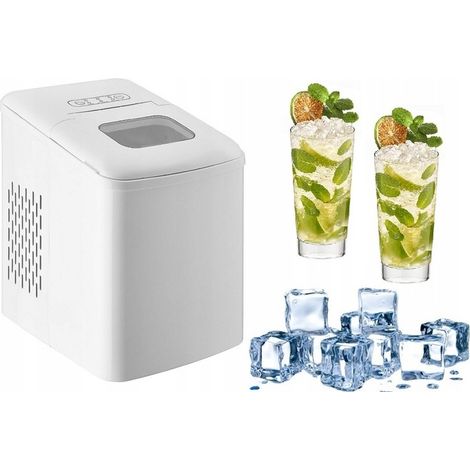 Fabbricatore di ghiaccio AMBIANO 74088 bianco 120 W