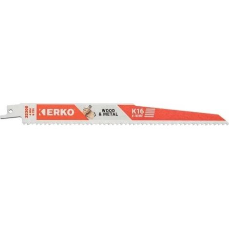 Säbelsägeblatt Holz ERKO K16 228x22x1,6mm (5 Stück) - 32300