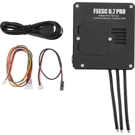 Variateur de vitesse électrique avec dissipateur thermique en aluminium, contrôleur ESC industriel 14-60V (1/5)