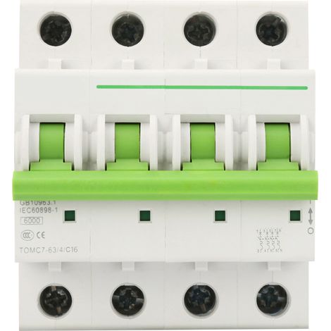 Zoternen TOMC7-63 4P C tipo 6KA interruttore automatico di protezione contro le perdite interruttore automatico(16A) (1/5)