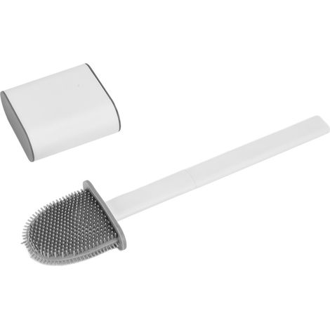 Brosse de Toilette Détachable avec Boîte de Vidange - Nettoyage Crépuscule Carré pour Salle de Bain