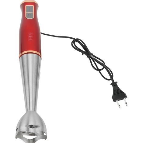 Elektrischer Stabmixer, 400 W, kleiner Stabmixer mit Kabel und Edelstahlklinge für Obst, Babynahrung und Suppen, 220-V-EU-Stecker (1/5)