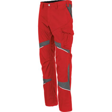 Kübler Damenhose ACTIVIQ cotton+ 2550 mittelrot/anthrazit Gr. 50 (1/2)