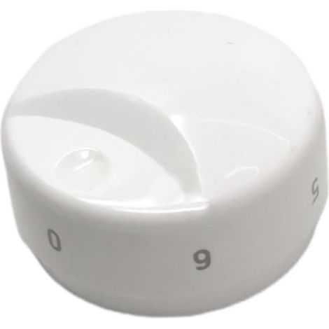 Mando Blanco Teka 7 Posiciones  Para Horno y Cocina HT 610 ME, HT 490 ME  Recambio Original Código 61004034