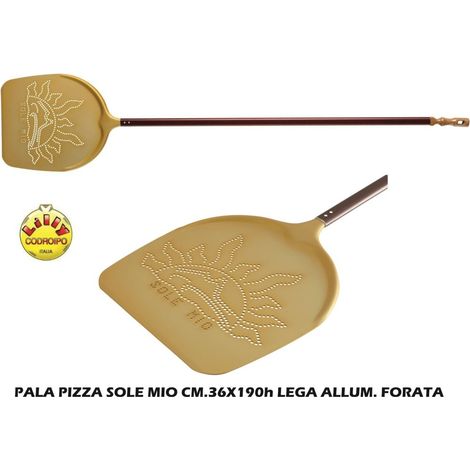Pala pizza forata alluminio professionale Lilly Codroipo Sole Mio cm 36x190