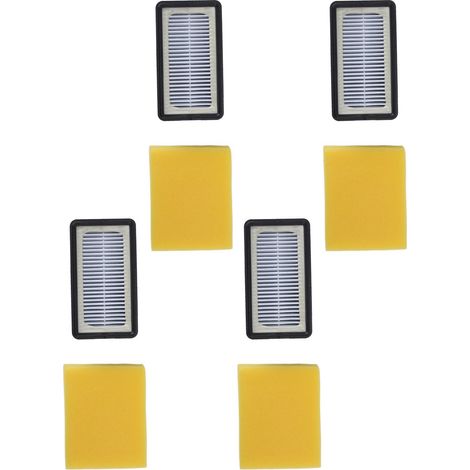 Filtro antiparticolato HEPA per pre e post motore dell'aspirapolvere Bissell 1008 CleanView - 4 filtri + 4 strati di schiuma ABS (1/4)