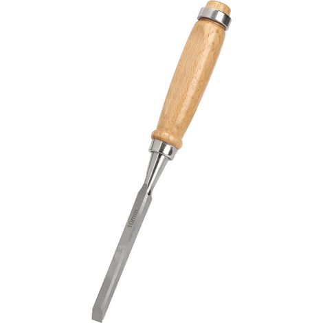 Ciseau à bois de 10 mm (0,39 po) en acier Cr V, outil de menuiserie (1/5)