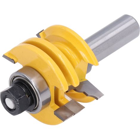 Tür- und Fensternutfräser, wendbares Holzbearbeitungswerkzeug, 12,7 mm Schaft, 44,5 mm Durchmesser, Holz, bündiges Profil, Oberfräse, 1 Stück. (1/5)